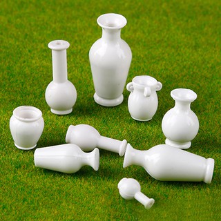 *5號模具館* 小花瓶模型 手工diy製作材料沙盤建築配件場景裝飾模擬迷你假盆栽