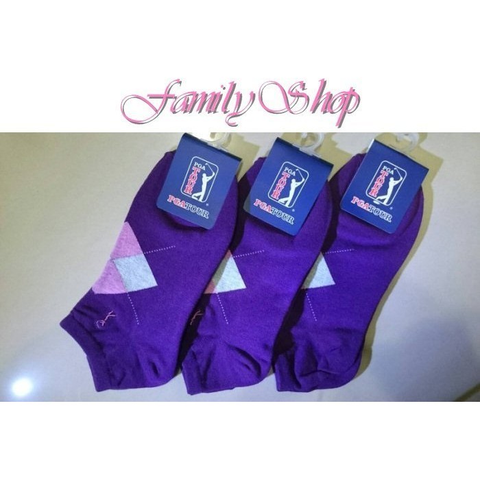 【Family Shop】《現貨》PGA TOUR電繡LOGO~休閒襪 船型襪 短襪 腳踝襪 男女襪 防菌抗臭 吸汗透氣 MIT