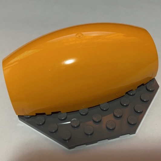 ★頑樂小店舖★ LEGO 樂高 10312 零件 亮橘 半剖 半圓弧艙罩 10x6x3 6177918 現貨出售