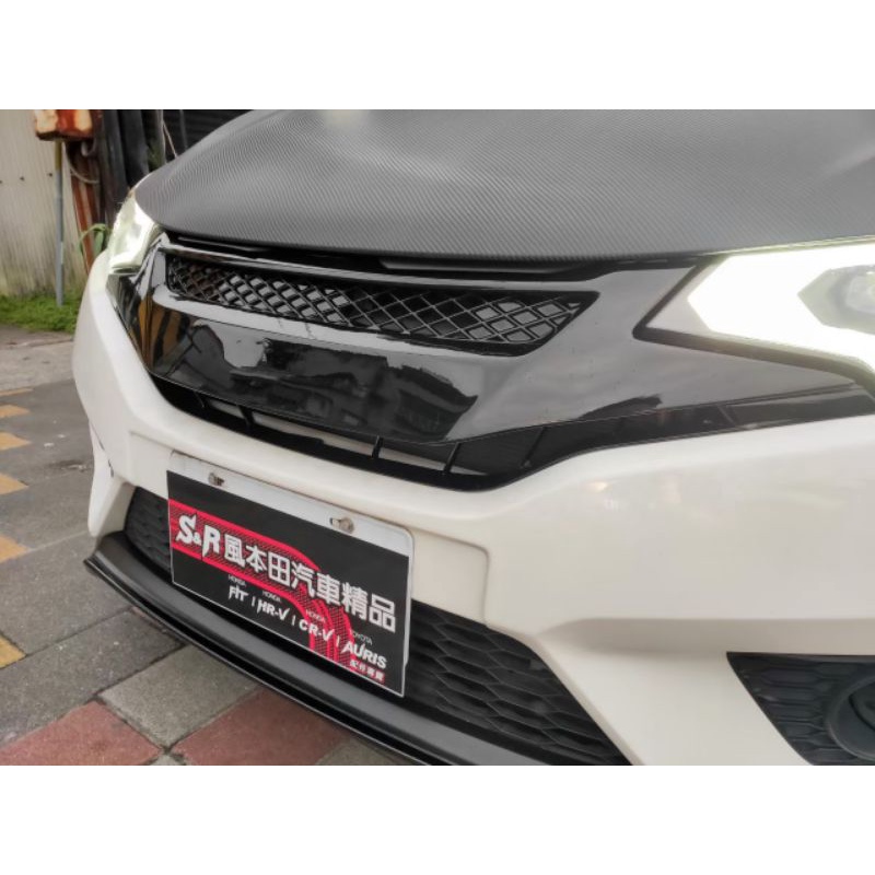 本田 Honda Fit3 Fit3.5 類無限水箱護罩 水箱護罩 水箱罩 亮黑款