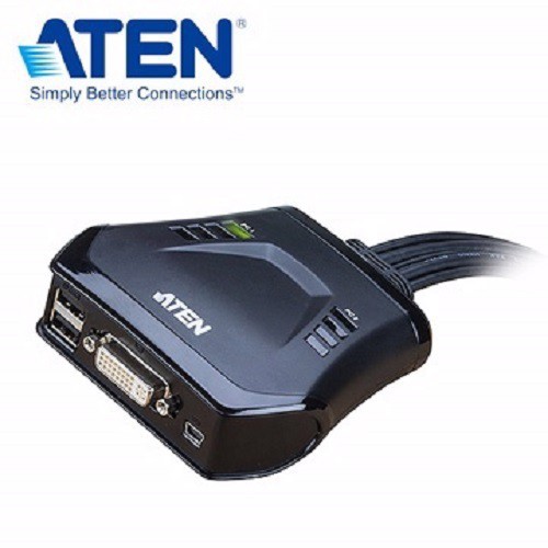 ATEN CS22D 2埠USB DVI KVM 多電腦 切換器 現貨 廠商直送