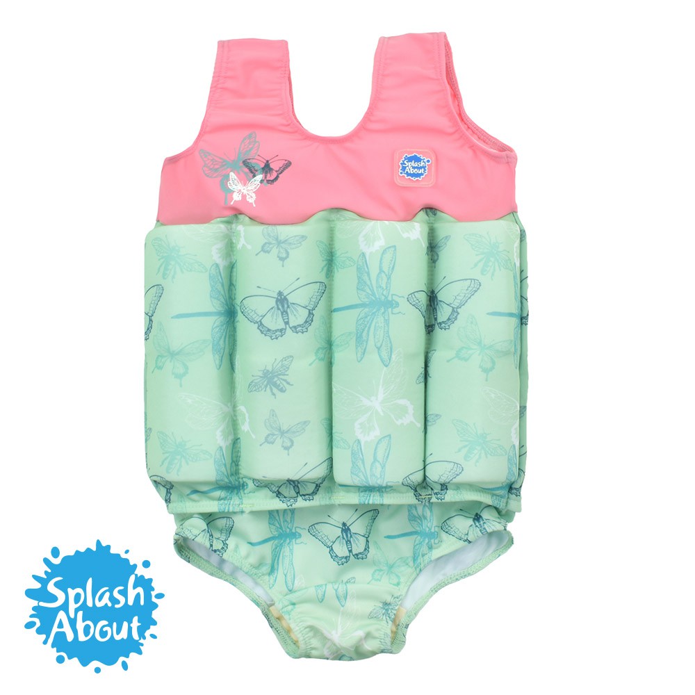 潑寶 FloatSuit 兒童浮力泳衣 - 花漾蜻蜓