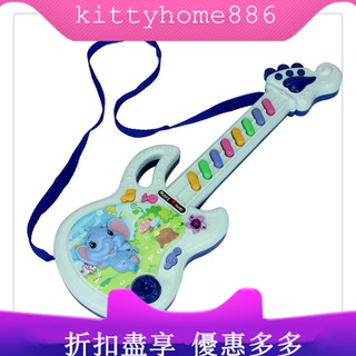 仿真吉他 仿真電吉他新款電動音樂吉他創意電子琴發光玩具新奇特兒童禮物