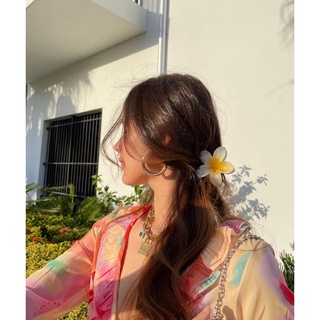 Frangipani claw clip🌼