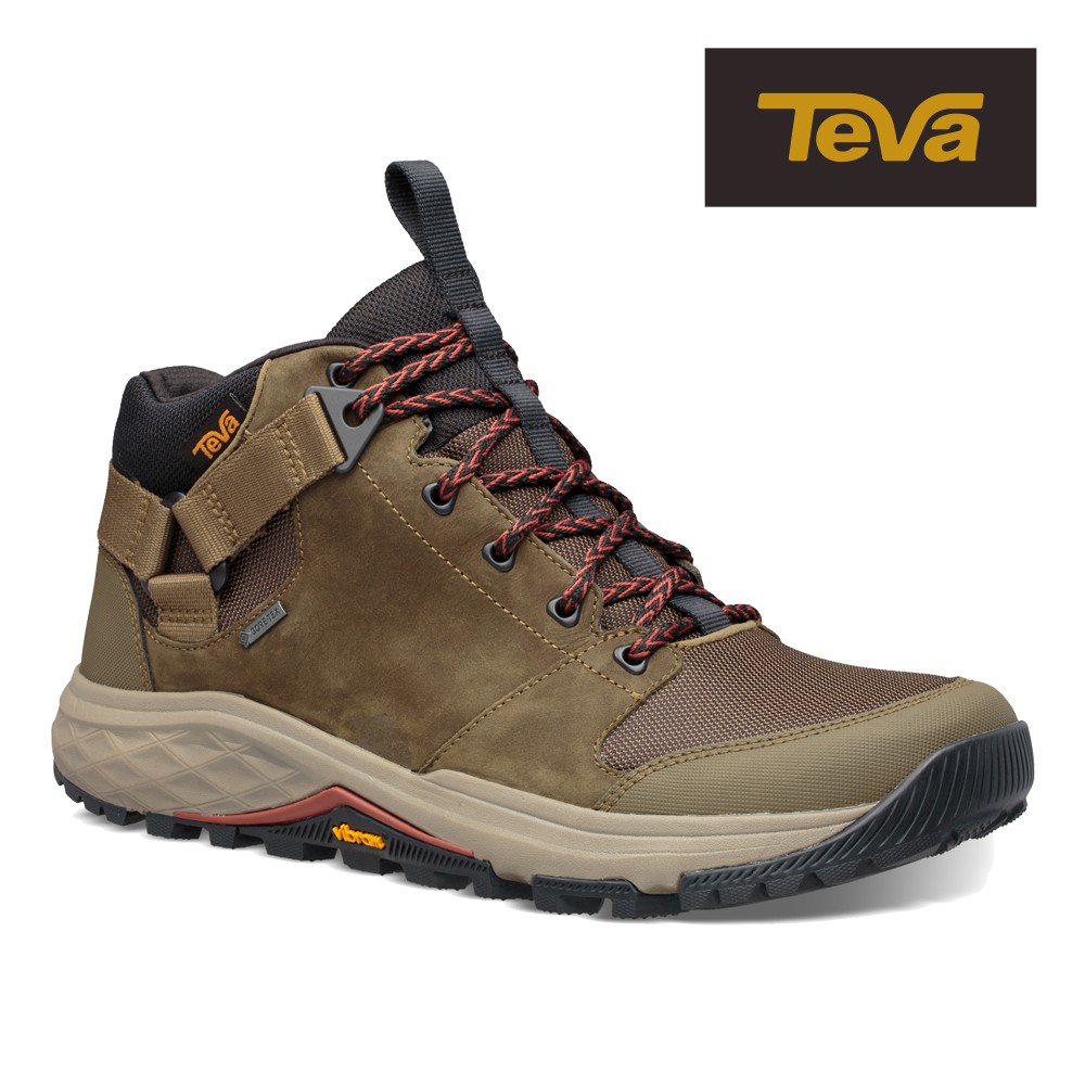 【TEVA】男 Grandview GTX 高筒防水黃金大底郊山鞋/登山鞋-深橄欖 (原廠現貨)