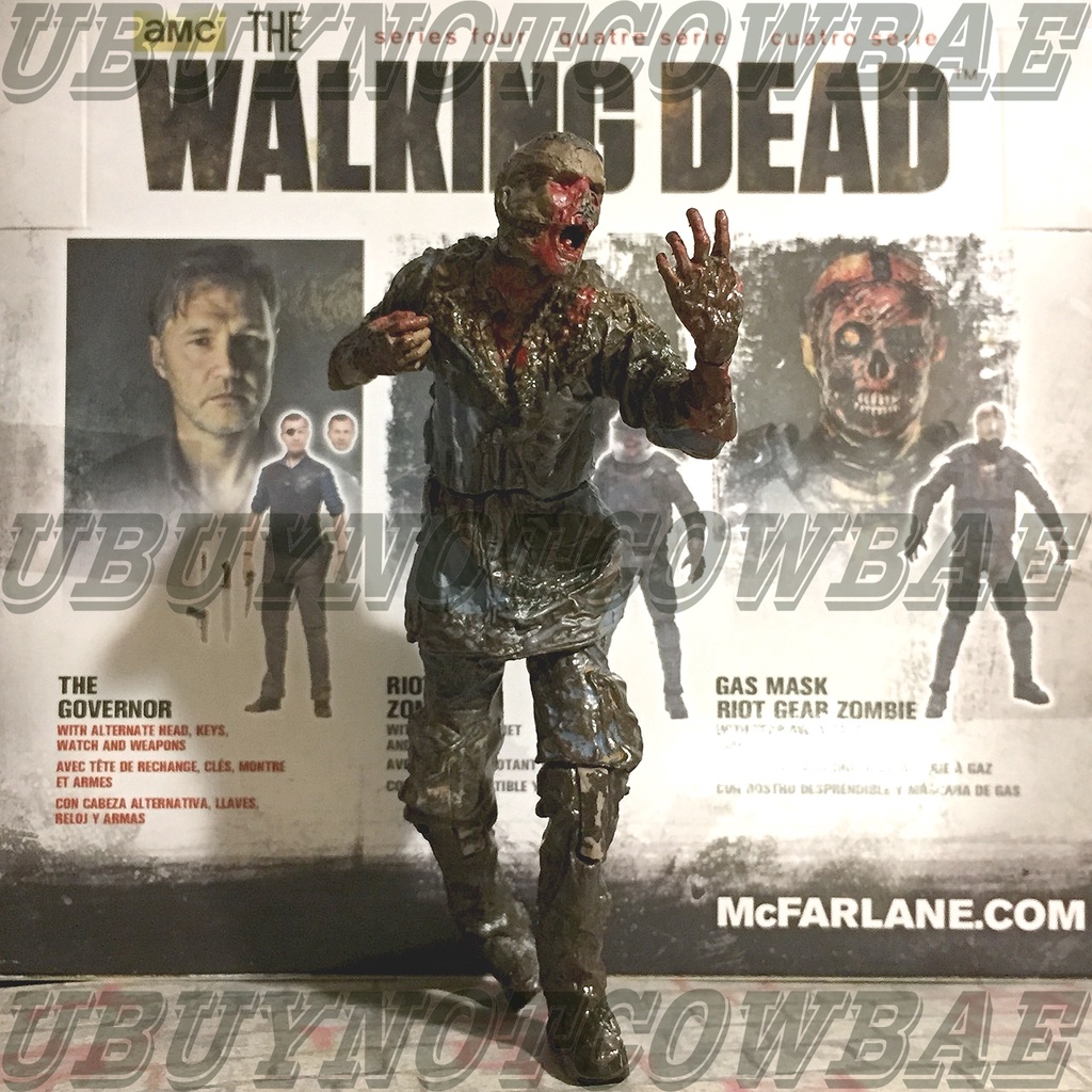 The Walking Dead Mud Walker 陰屍路泥濘殭屍麥法蘭5吋公仔 蝦皮購物