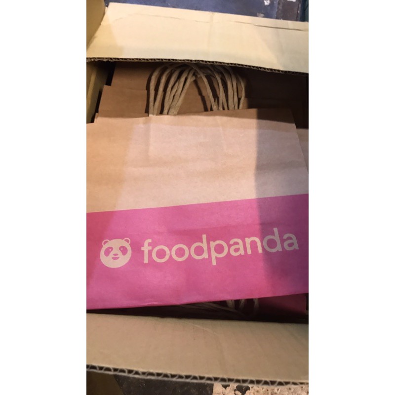 foodpanda 熊貓紙袋（共兩箱） 價格為一箱價