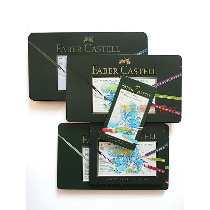 【汶采】Faber-Castell輝柏綠盒水性彩色鉛筆12色/117512、36色/117536、60色/117560