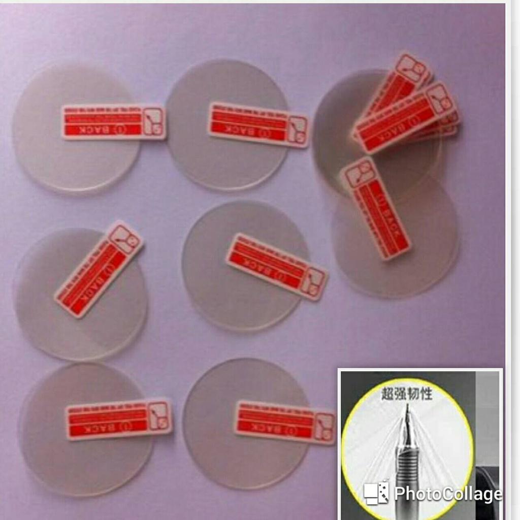 通用圓形 鏡頭貼 防爆膜  軟的塑膠材質 可用於 MS296WG