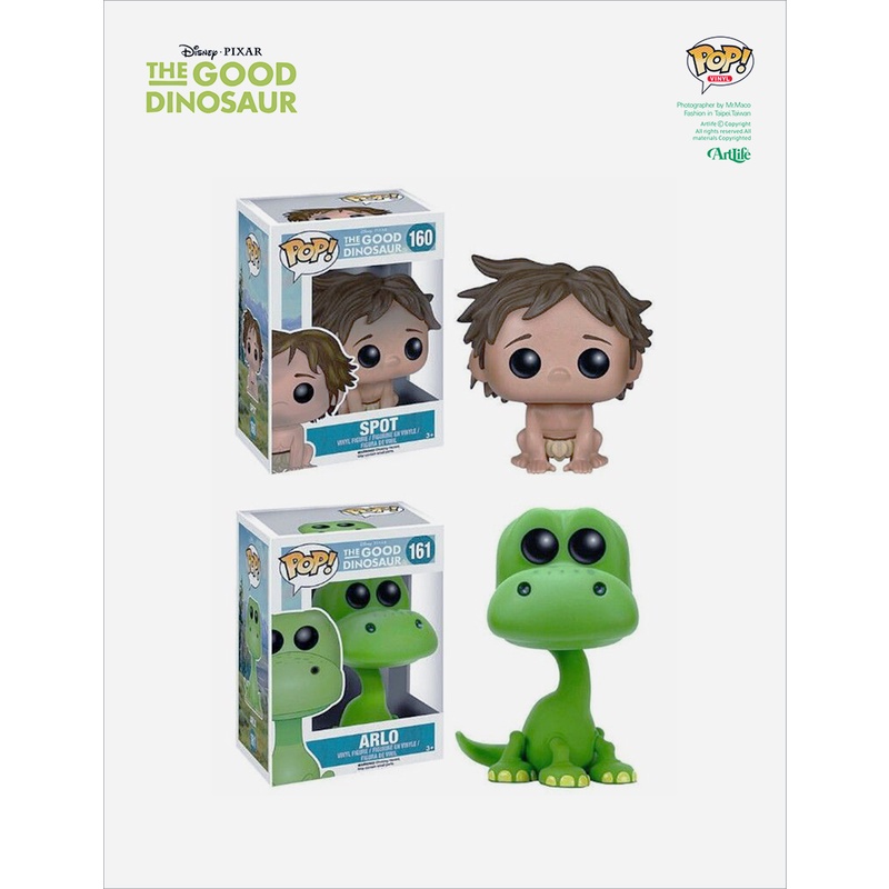 Artlife ㊁ FUNKO POP VINYL DISNEY Good Dinosaur 恐龍當家 ARLO 阿羅