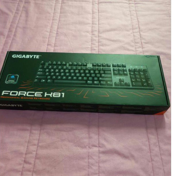 技嘉 GlGABYTE  FORCE   K81 全新 無邊框設計 全區防鬼鍵 電競 機械 鍵盤