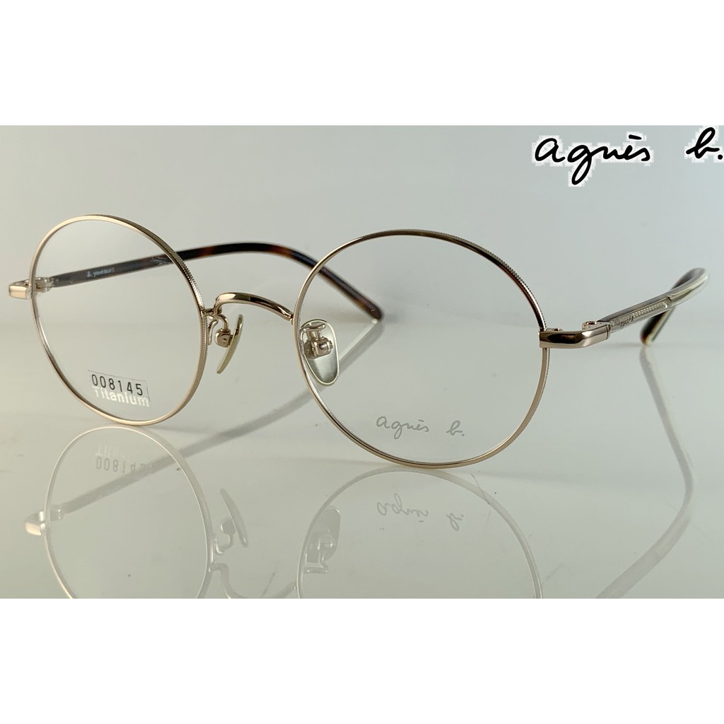 ☆高雄眼鏡站☆全新正品 純鈦 agnes b. AB70064 C2