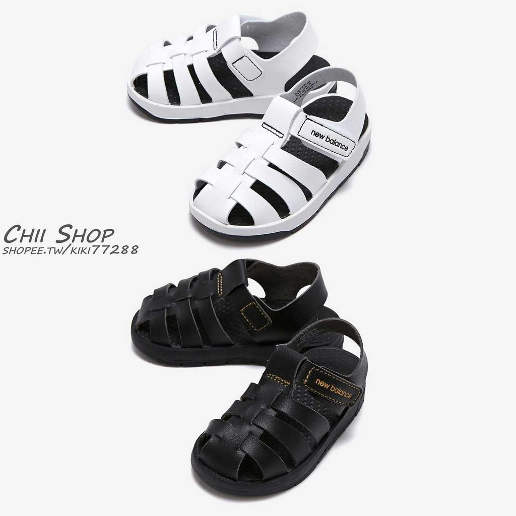 【CHII】韓國 New Balance 童鞋 小童 中大童 涼鞋 韓製 魔鬼氈 白色 黑色