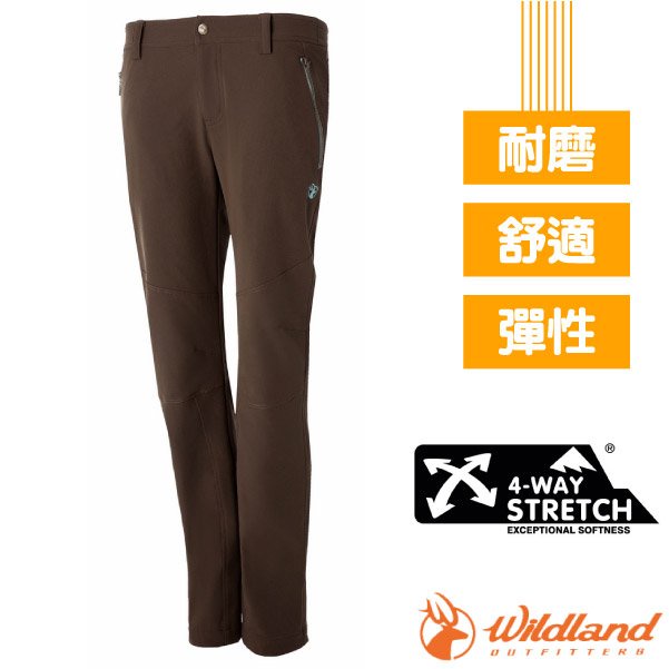 【荒野 WildLand】 特價5折》女 RE 四向高彈性保暖機能長褲(3D立體剪裁/合身版型) 0A52361 深卡其