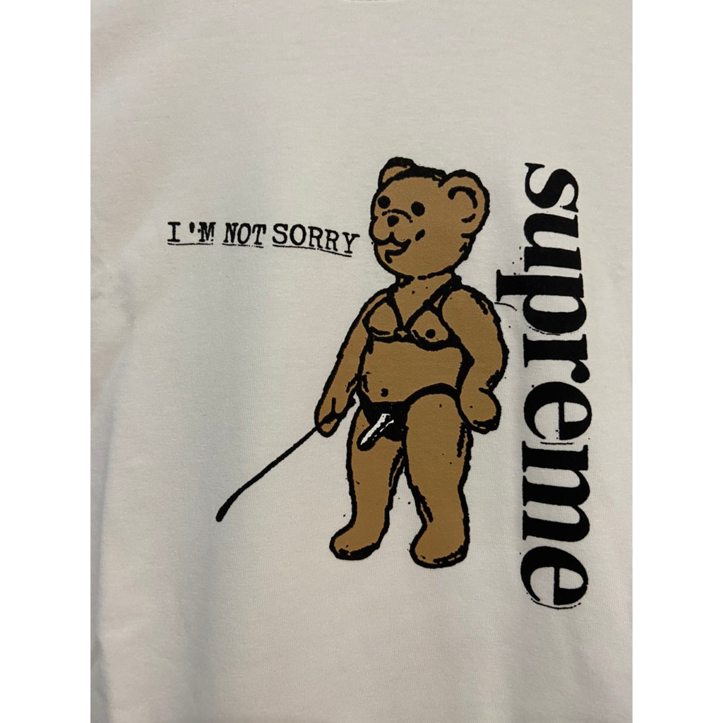 未開封 希少 XXL Not Sorry Tee Supreme Tシャツ elc.or.jp
