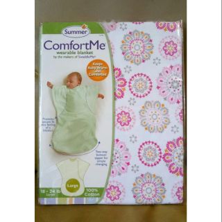 全新 專櫃 Summer Infant Comfort Me  蝴蝶背心睡袋 防踢被 加大 L號