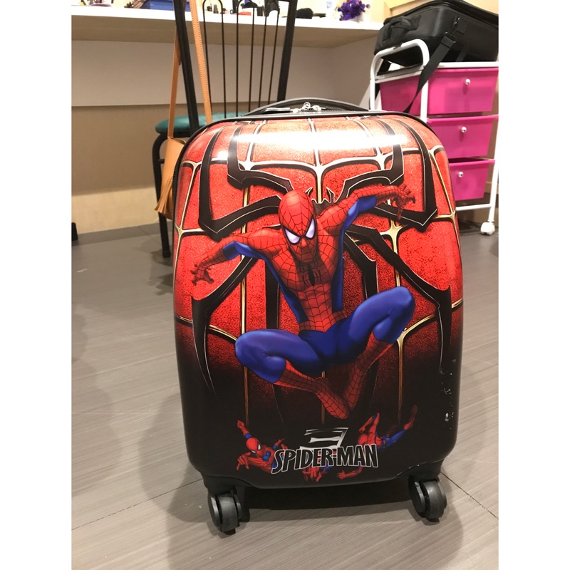 兒童行李箱18寸蜘蛛人～現貨