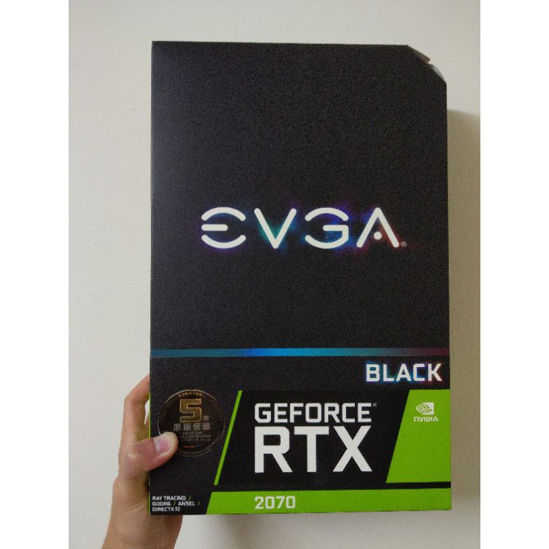 EVGA GeForce RTX 2070 BLACK GAMING 8GB GDDR6, Dual HDB Fans