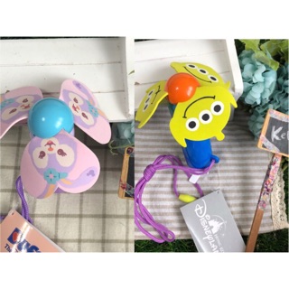 🐬香港迪士尼直送現貨🐬玩具總動員 史黛拉兔三眼怪 輕便隨身電風扇 軟葉手持電扇