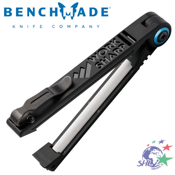 Benchmade Work Sharp EDC 摺疊磨刀棒 / 材質 陶瓷磨刀石 / 皮革 / 50030【詮國】