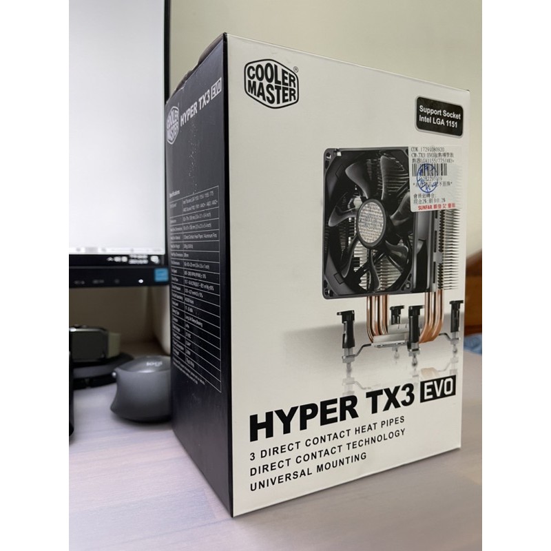 COOLER MASTER酷碼塔型散熱器 CPU 散熱器 HYPER TX3 EVO 塔扇