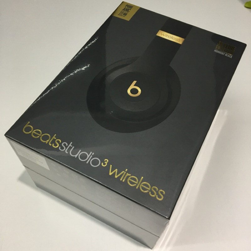 全新正品現貨-Beats Studio3 Wireless無線藍芽耳機Skyline Collection午夜黑色