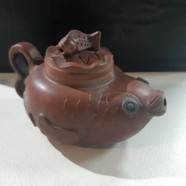 早期作荷葉金魚壺 蝦皮購物