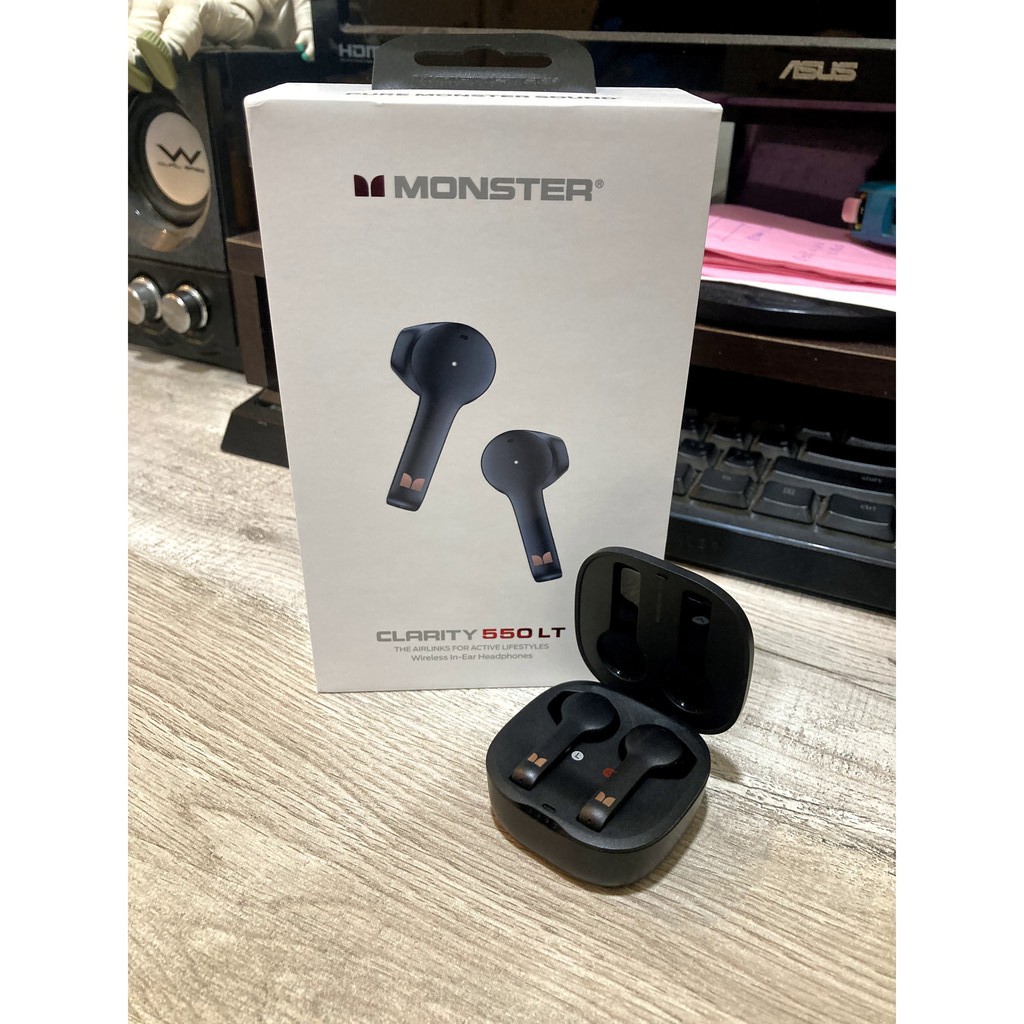 Monster Clarity 550 LT 真無線藍牙耳機 黑
