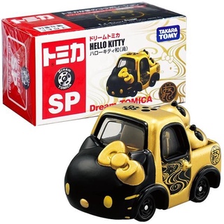 ★【 DREAM TOMICA】夢幻多美小汽車 SP Hello Kitty和服系列-黑貨車(渦) TM16683