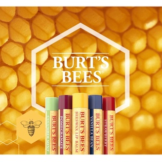 BURT’S BEES Moisturising Lip Balm Duo 蜂蠟護唇膏 香草豆口味 小蜂蜜紅石榴護唇