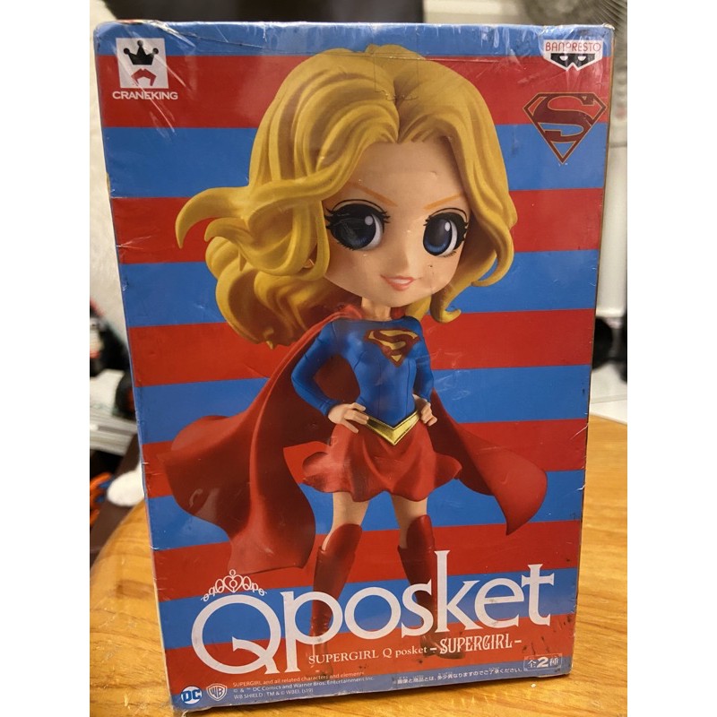 Qposket 公仔 女超人 supergirl 正版全新未拆