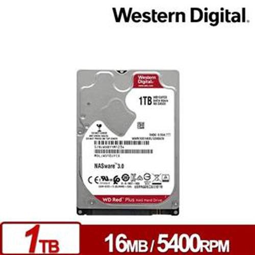 WD 威騰 紅標Plus 1TB 2.5吋NAS硬碟 (WD10JFCX)