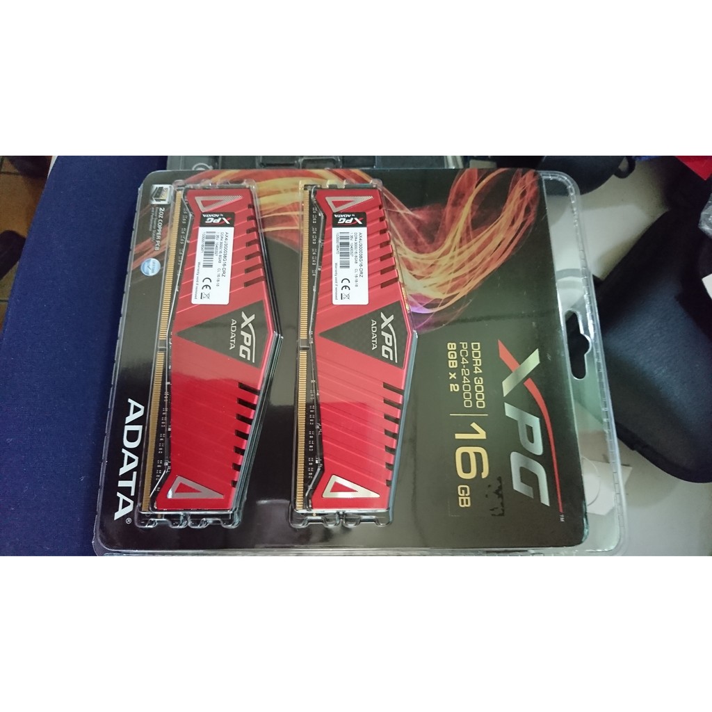 ADATA 威剛 XPG Z1 DDR4 3000 16G 8G*2 超頻 雙通道 套組