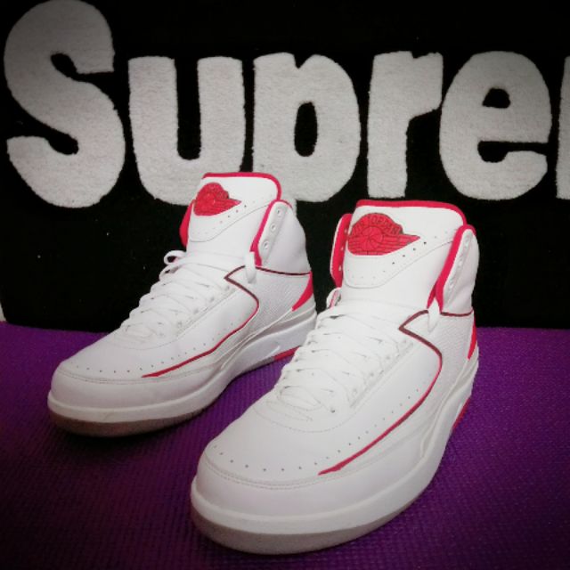 ⭐極新收藏⭐NIKE AIR JORDAN 2 RETRO OG White Varsity Red 白 紅 AJ2代