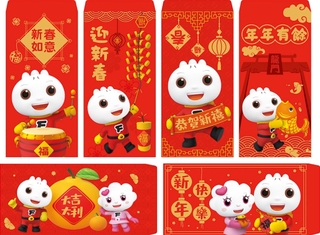 💛全新現貨💛《風車》FOOD超人開運紅包袋（隨機五入）💖小小孩💖
