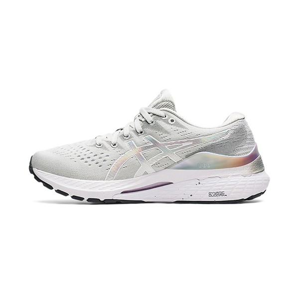 【ASICS】GEL-KAYANO 28 PLATINUM 慢跑鞋 運動 灰銀 女鞋 -1012B133-020