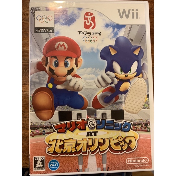 Wii二手遊戲片 《瑪利歐與索尼克在北京奧運》日版