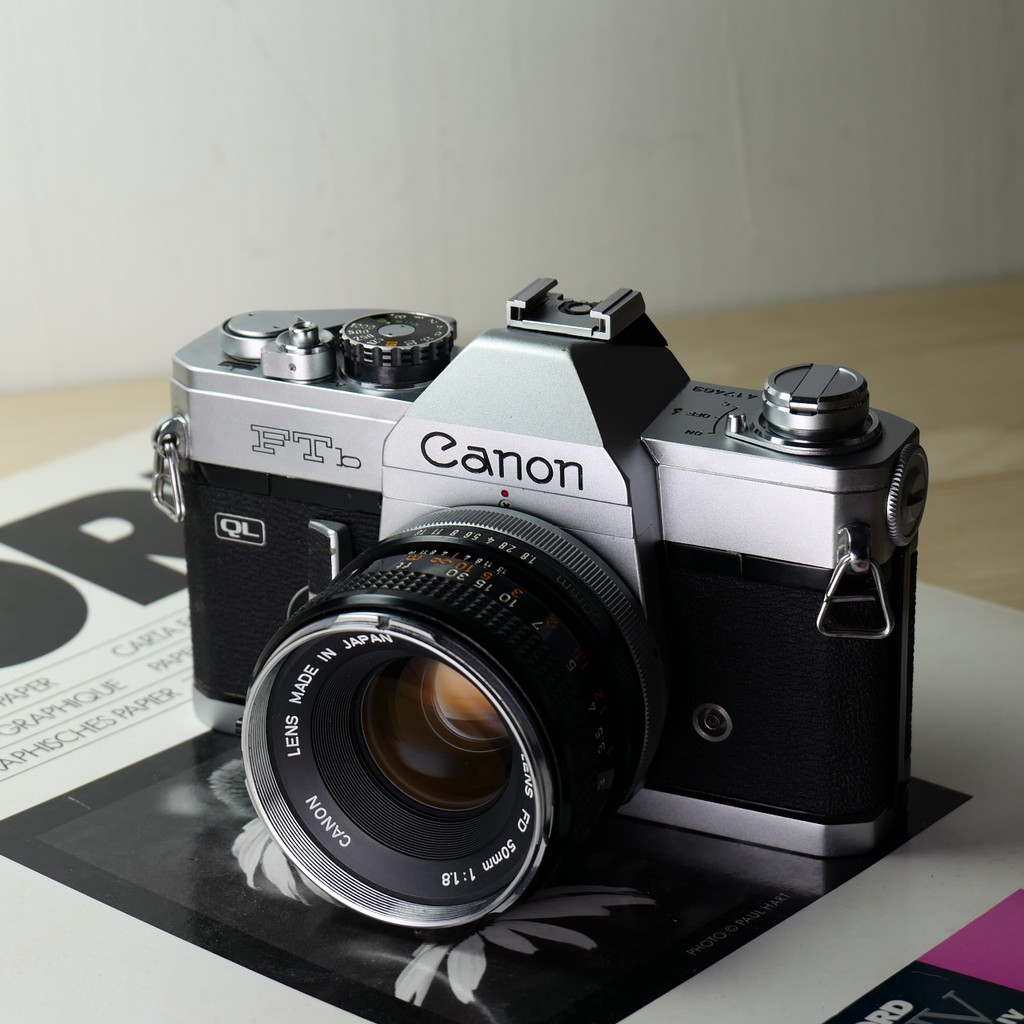 [ 隨身寫真 ] 外觀新! Canon FTb + FD 50/1.8 135 日本 單眼 底片 相機 街拍 復古