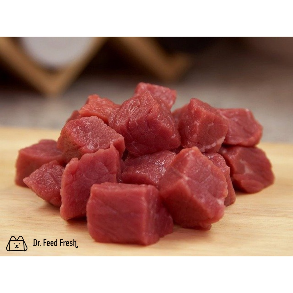 生鮮草飼牛肉 肩胛肉Grass-fed beef 牛瘦肉 黃瓜條 骰子牛|原肉