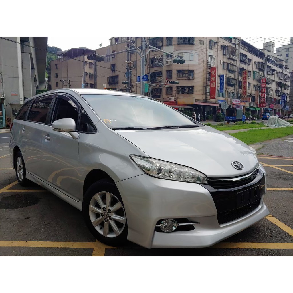 全台最便宜實車實價正11 Toyota 二代wish E版定速巡航7人座全額貸款找錢車非自售一手車 蝦皮購物