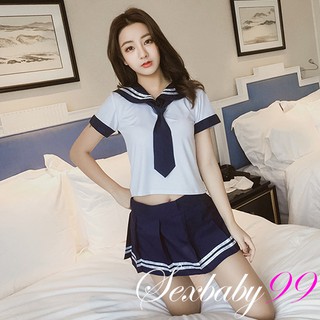 青澀懵懂二件式性感學生服 情趣角色服 角色扮演服 COSPLAY 水手服