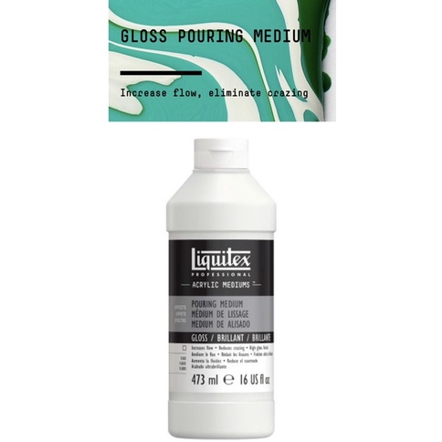 LIQUITEX GLOSS POURING MEDIUM 5416 473ml 增光 增亮 高光澤 潑灑效果 流動彩