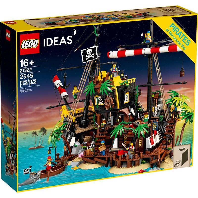 (全新未拆) LEGO 樂高 21322 IDEAS系列 梭魚灣海盜 海盜灣 lego