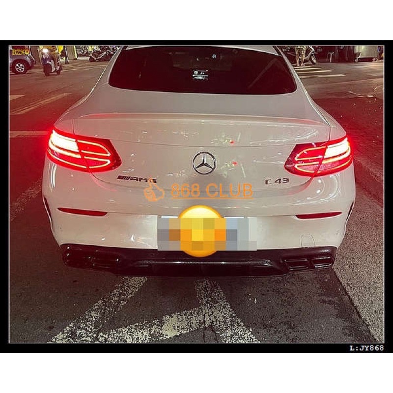 晟信 BENZ W205 2門 Coupe C63 Edition1卡夢 2片式後下巴 空力套件 需報價