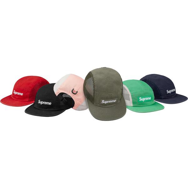 supreme mesh side panel camp cap