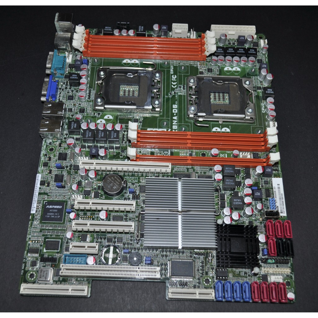 華碩Z8NA-D6伺服器主機板 (1366雙CPU 5500 DDR3 SATA/SAS 1394)非 Z8NA-D6C