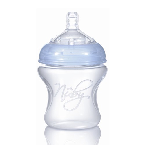Nuby 寬口徑防脹氣PP奶瓶-150ml