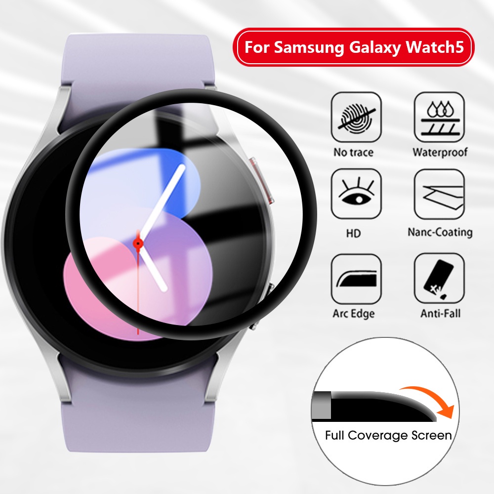 20d 彎曲邊緣保護膜, 適用於 Samsung Galaxy Watch 5 40mm 44mm / Watch5 P