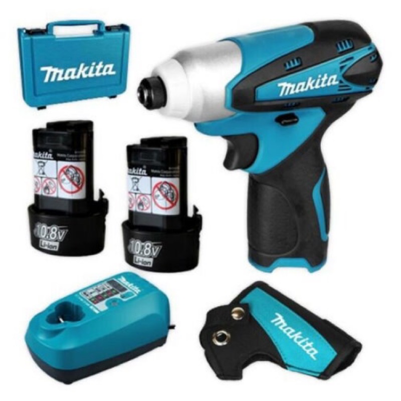 Makita 牧田 10.8V鋰電衝擊起子機 TD090DWE/全配(雙鋰電)