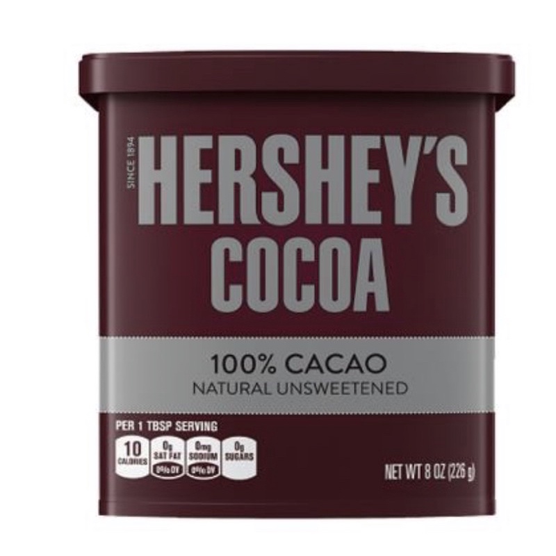 Hershey'S好時100%可可粉-226g/烘培/巧克力/曲奇/蛋糕/吐司